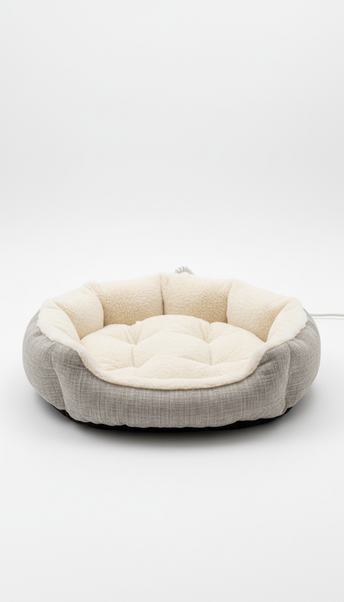 Heated pet bed for dogs and cats